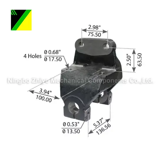 Hadapan Penyangkut Pelaburan Buih Hilang Besi Mulur